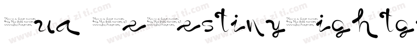 Jua ReDestinyLightgular字体转换
